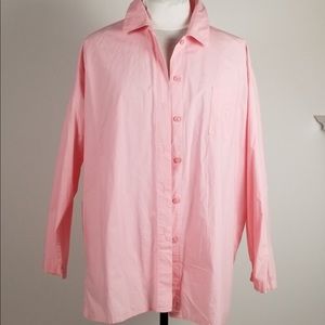 Lilly Pulitzer XL Pink. Cotton. Button down.